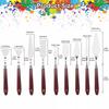 Stainless Steel Oil Painting Knives Artist Crafts Spatula Palette Mixing Knife Scraper Art Acrylic Gouache Painting Drawing Tool