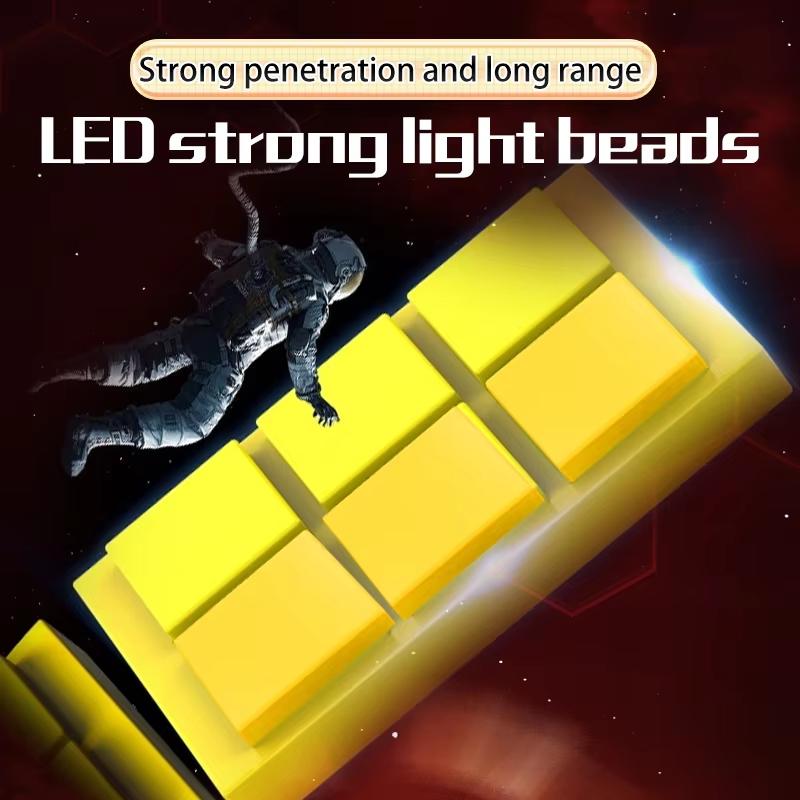 6 Lens Motorcycle LED Spotlight Dual Color Hi/Low Beam Fog Lamps for Car Trucks SUV UTV 12V 24VMini Lens Headlight Driving Light