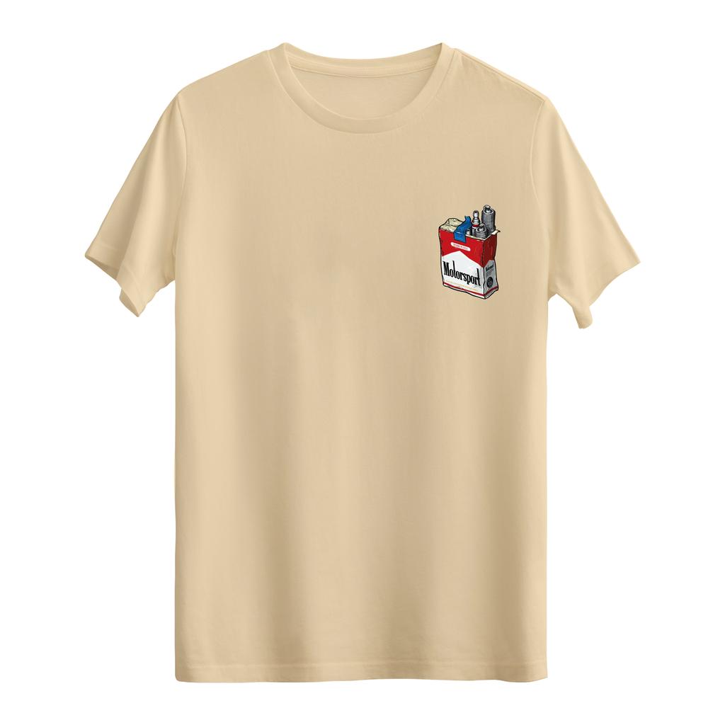 Motorsport Spark Plug Cigarette Pack Tshirt Unisex Unisex Funny Racing Graphic Print Casual Short Sleeve Tee Tops