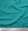 Soimoi Japan Crepe Satin Fabric Geometric Small Print Fabric by Metre 42 Inch