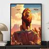 Disney 5D DIY Diamond Painting The Lion King Pride Stone Classic Scene Illustration Cartoon Full Diamond Mosaic Diamond Painting Art WallDecorationSet