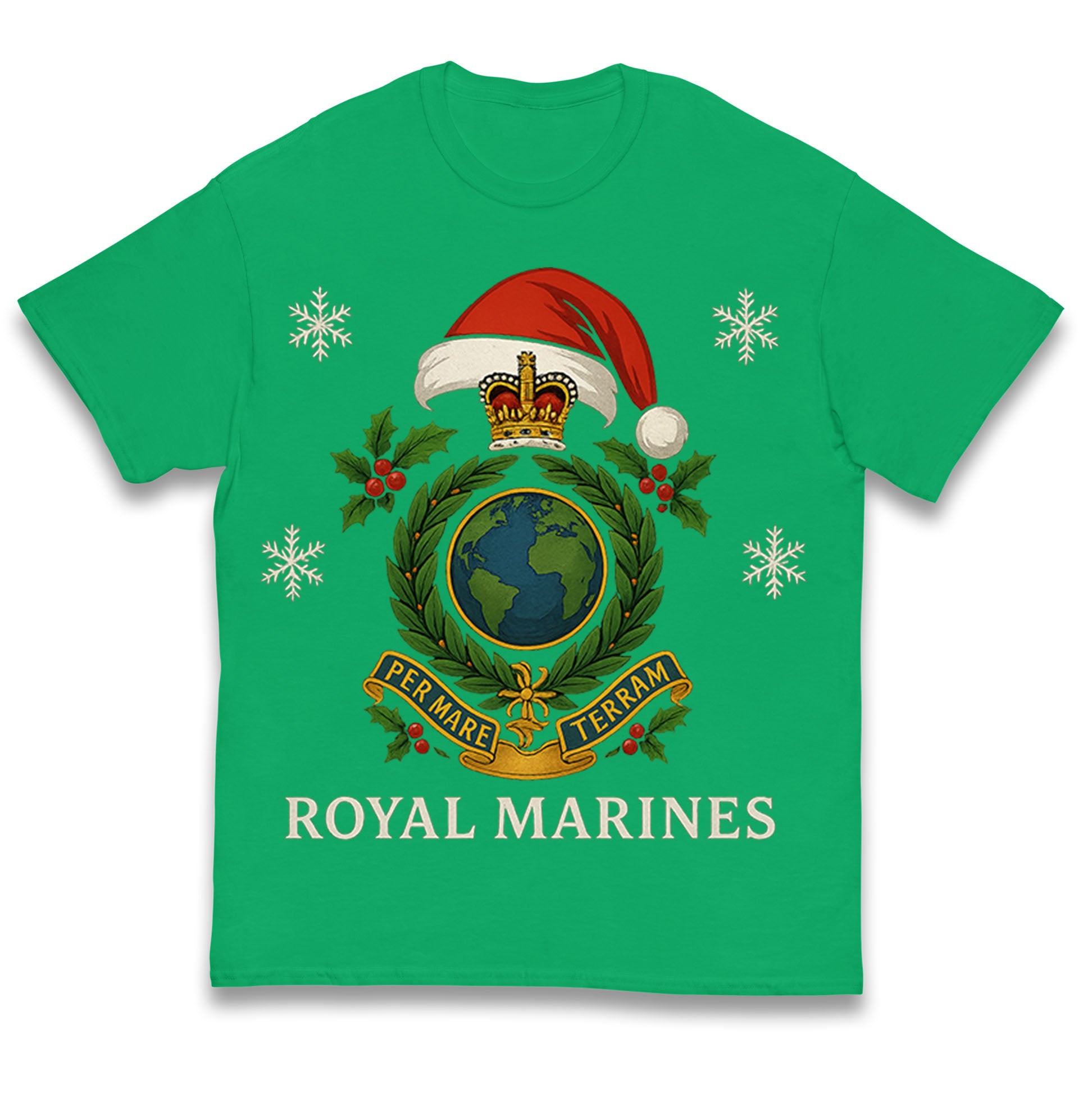 

Royal Marines Christmas Kids T Shirt 160