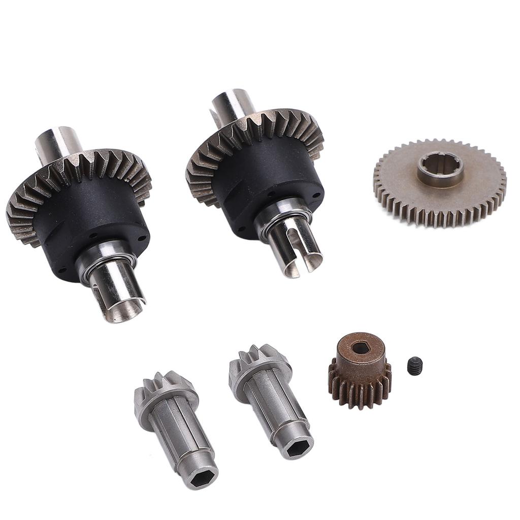 RC Differential Gear Set High Hardness Hard Wearing Metal Differentials and Gears for SCY 16101 16102 16103 1 16