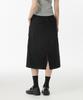 MUSINSA STANDARD WOMAN Women'S Cargo Elastic Midi Skirt [Black]