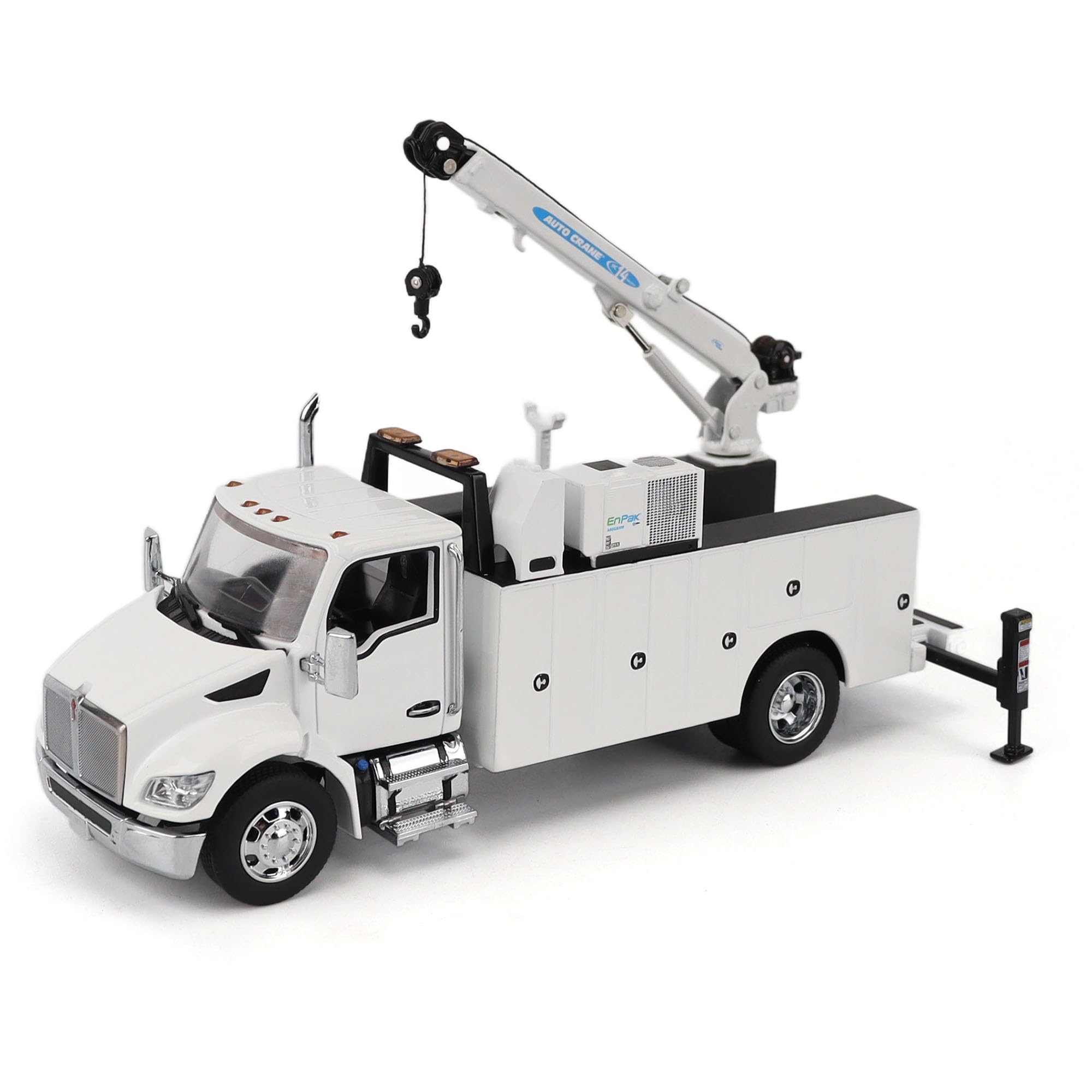 Diecast Masters 1/50 Kenworth T380 Автокран Белый Готовый Литой Миниатюрный Автомобиль 71212