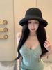 Elegant Bodycon Crochet Knit Camisole Dress, Sleek and Stylish Women's Wear