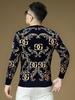 2025 Autumn/Winter Men's Youth Round Neck Jacquard Knit Pullover Sweater 617