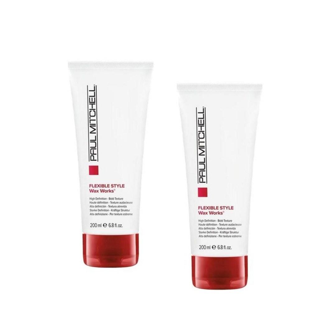 Paul Mitchell Flexible Style Works Hair Gel Wax 2 Pcs 200ml
