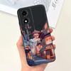 Animals Painting Phone Case For Motorola Moto E14 MotoE14 / Motorola E 14 Back Cover Panda Rabbit Cat Funda Bumper Soft Silicone
