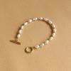 Hengsheng 5-6mm Rice Shape Freshwater Pearl Bracelet for Women OT Buckle 16cm 18cm 20cm Bracelet Jewelry Gift 2025 New Arrivals