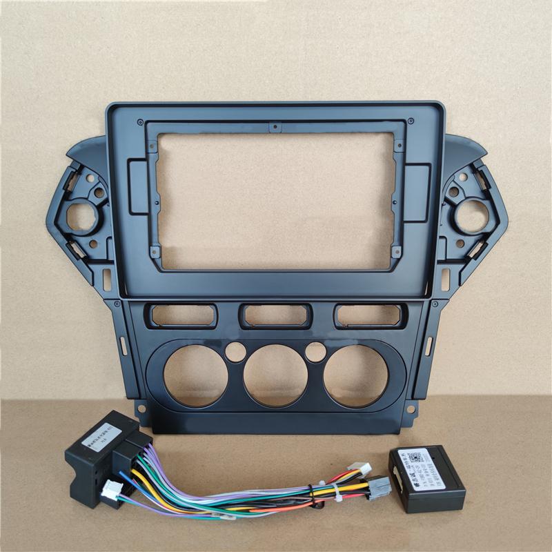 

Автомобильная мультимедийная рамка Автомобильная аудиосистема Радио Рамка приборной панели Панели приборов для Ford Mondeo IV 2011 2012 Manual transmission чёрный