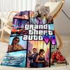 Grand Theft Auto Gta Vi Game Art Blanket Comfortable Perfect For Seaside Bed Couch For All Occasions Playful Design Ideal Gift For Birthday Valentine'