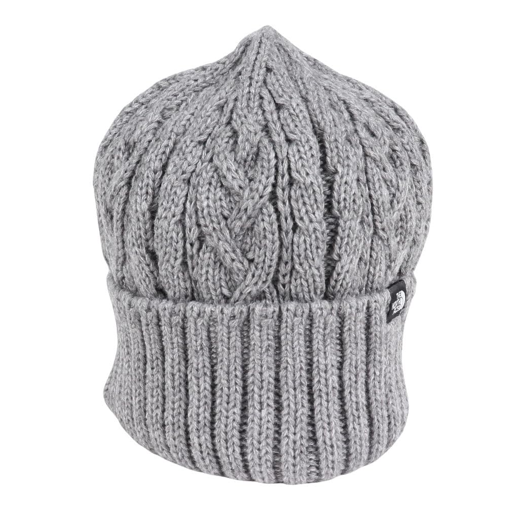 The North Face Cable Unisex Knit Cold Mixed Free Size Beanie, Cap, Weather, Gray,