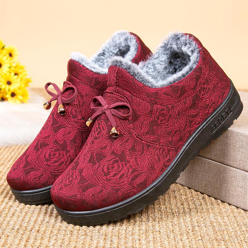 Thickened Cloth Shoes, Women's Cotton Shoes, Cold-proof and Warm, Soft-soled Anti-slip Cotton Shoes