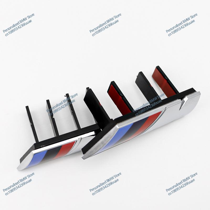 For BMW 5SE28 3D ABS M Logo Car Front Grille Badge For BMW X1 X2 X3 X4 X5 X6 F48 G01 E84 E83 F39 F10 F30 G11 G07 G86 G80 G60 E60 E46 Emblem