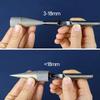 1/2pcs Emery Round Hole Punch Polisher Grinder DIY Leather Punch Edge Sharpener Tool Manual Polishing Leather Craftsman For 3-16MM Hole
