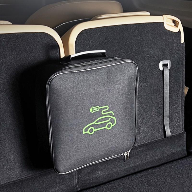 For Voyah Free 2022-2025 EV Carry Bag Waterproof Fire Retardant Electric Vehicle Charger Cables Plugs Socket Equipment Container