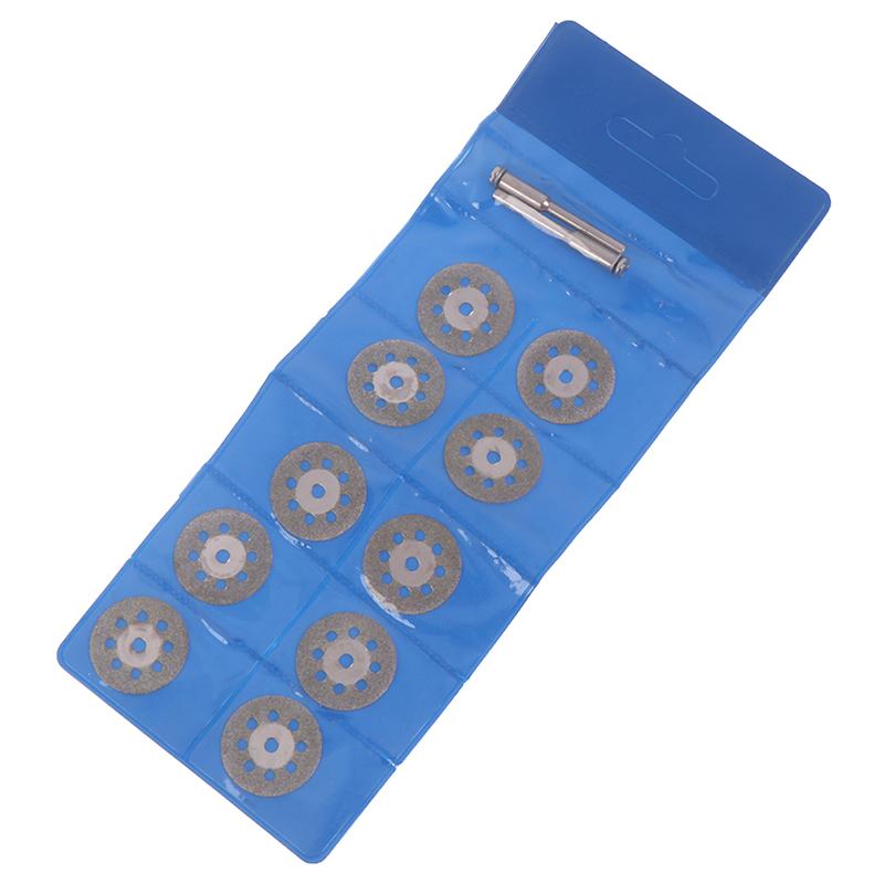 10Pcs Diamond Cutting Wheel Saw Blades Cut Off Discs Set For Rotary Tool