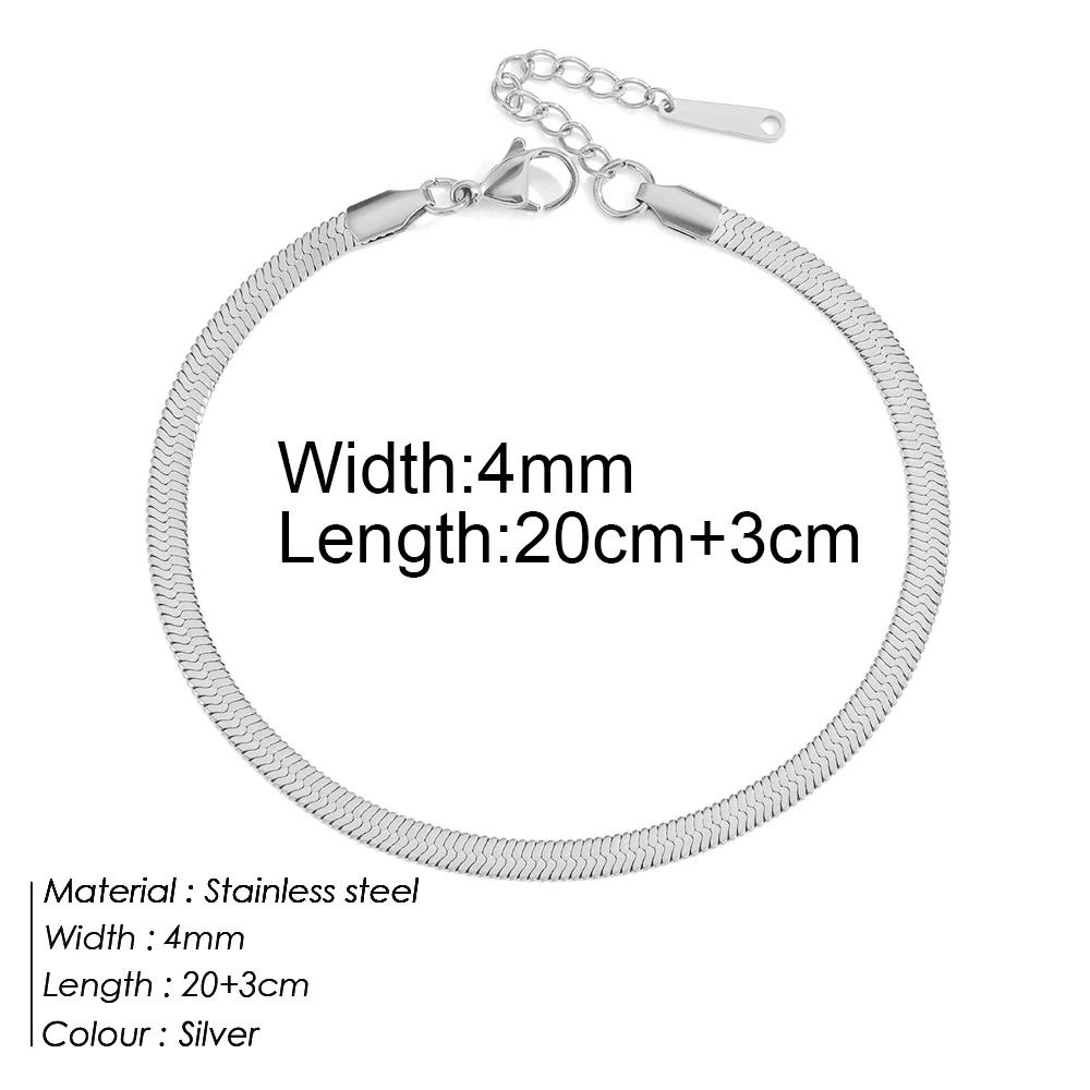 Stainless Steel Delicate Anklet for Women Gold Color Chain Anklet Bracelets On The Leg Do Not Fade Anklet Jewelry Women 2025 New