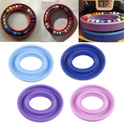 Gummi-Spulenhalter Nähmaschine Bobbin Saver Organizer zum Nähen und Sticken
