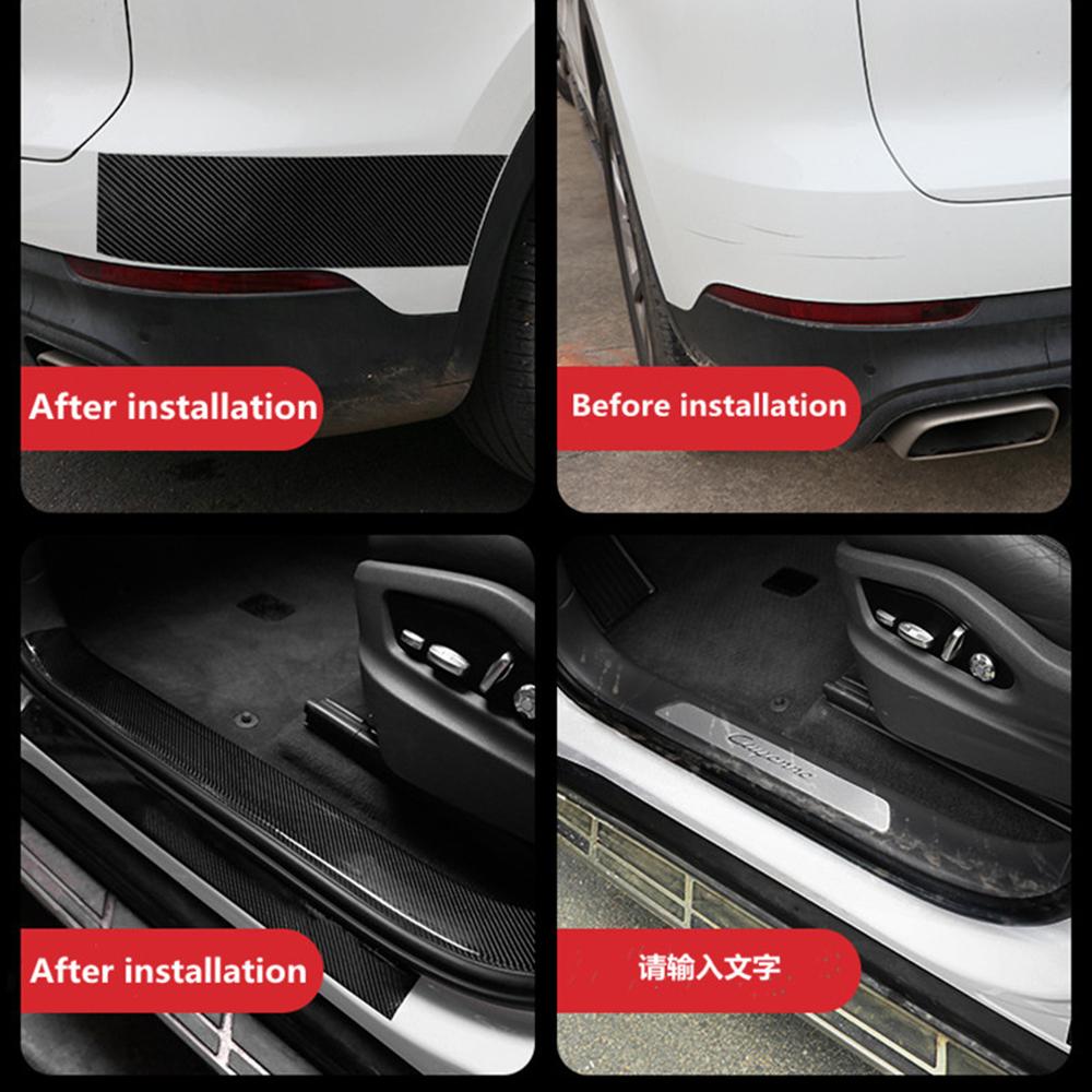 Plate Tape Styling Mouldings Anti-Collision Strips Car Door Sill Protector Car Protective Film