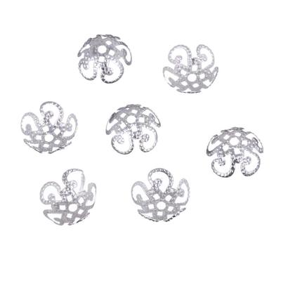 Hoge kwaliteit Accessoires 100 stuks/200 stuks Haarversiering DIY Eindkralen Dopjes Holle Bloem Mode Onderdelen Voor Sieraden Maken