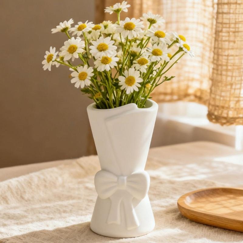 Flexible Silicone Mould for Crafting Unique Bowknot Bouquet Vases Ideal for Home Decoration and Craft Projects