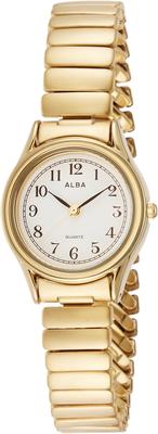 Seiko Alba AQHK440 Gold Damen Quarz Uhr