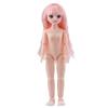 Bjd Doll Nude Haploid Multiple Removable Joints 30Cm 1/6 3D Grey Green Purple Blue Attractive Eyes Doll Girls Birthday Gift Toy