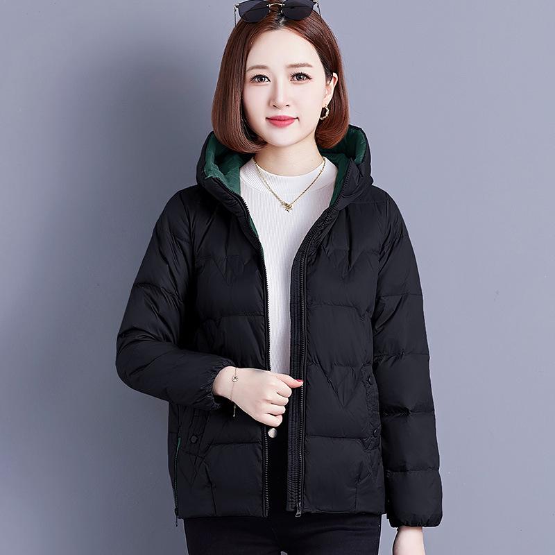 Women's Winter Short Padded Down Jacket - Warm, Fashionable, Plus Size Coat