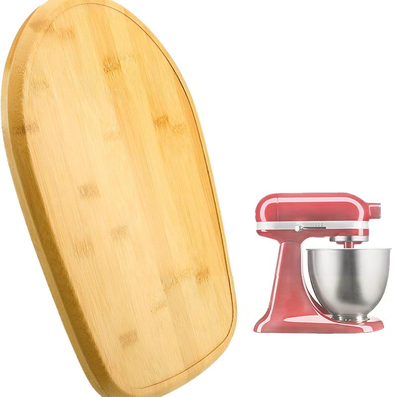 Eğik Başlı Stand Mikser Cihazı İçin Bambu Mikser Kaydırıcısı Kaydırma Mat Pedi Kitchen Aid Mikser Aksesuarları