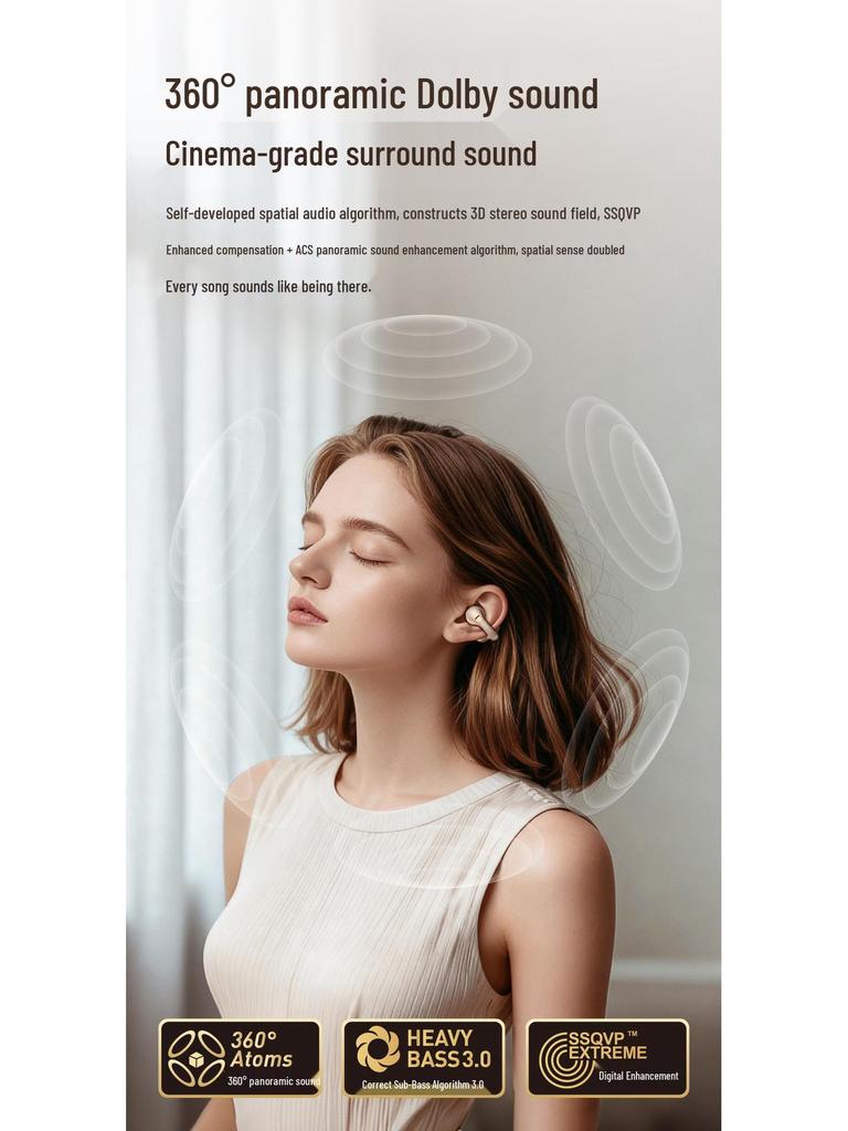 Sony Ear-Clip Bone Conduction Bluetooth Headset: Wireless, In-Ear, Noise-Reducing, Long Battery Life for Running & Sports