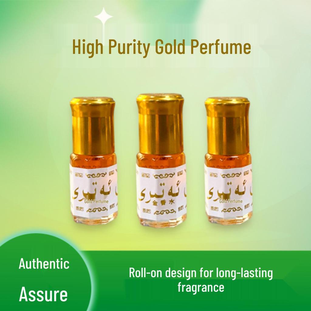 Golden Fragrance Alcohol-Free Mini Perfume Roll-on with Hundred Flowers and Fruits