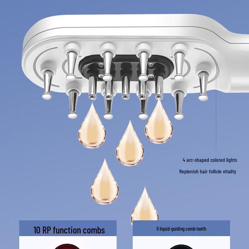 Jinda Red Light Hair Growth Comb with Liquid Applicator CN plug (adapter included)