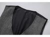 Retro Single-Breasted Men's Suit Vest with Three-Dimensional Pockets