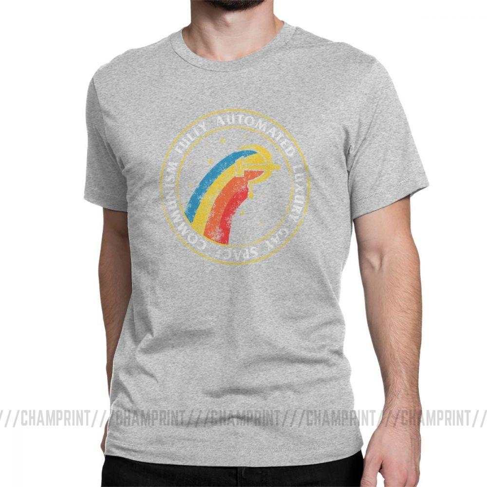Fully Automated Luxury Gay Space Men S T Shirt Communism Marxism Socialism T Shirts Cccp Ussr