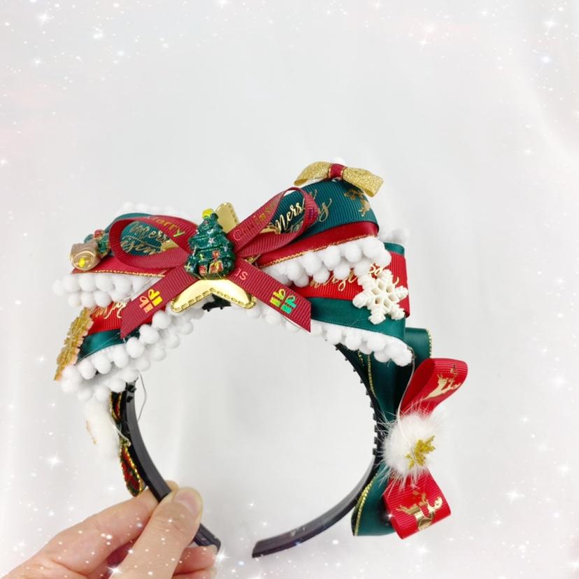Christmas Headgear New Lolita Hairpin Lolita Headdress Top Hat Children's Adult Hair Accessories