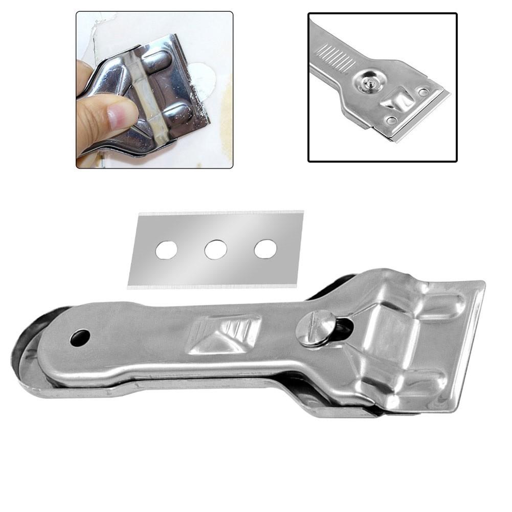 Hob Scraper Scraper Cleaner Iron Silver With 1pc Blade