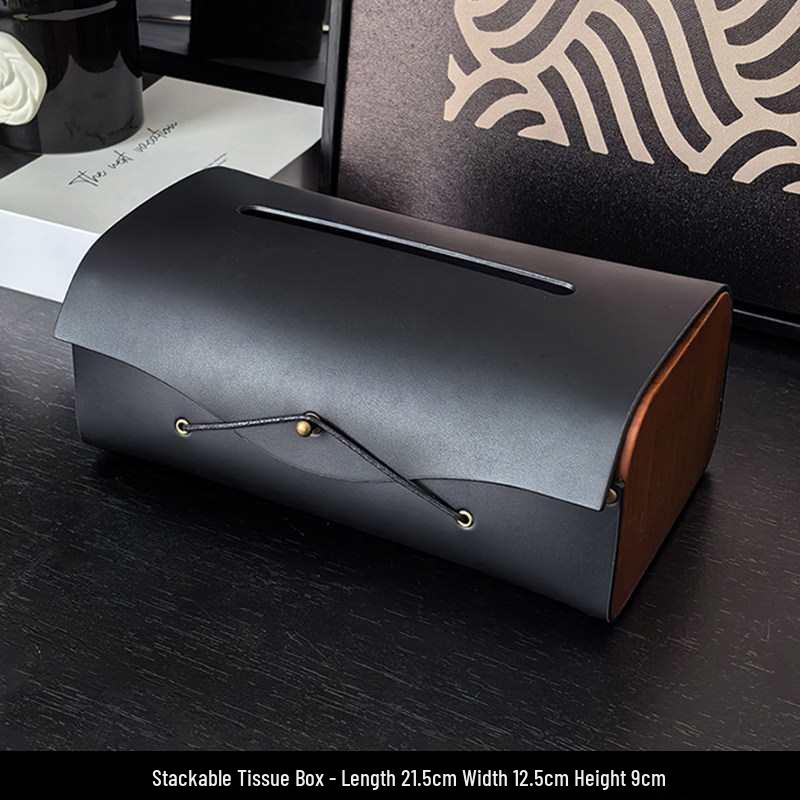 Elegant Leather Tissue Box for Stylish Living Room Decor