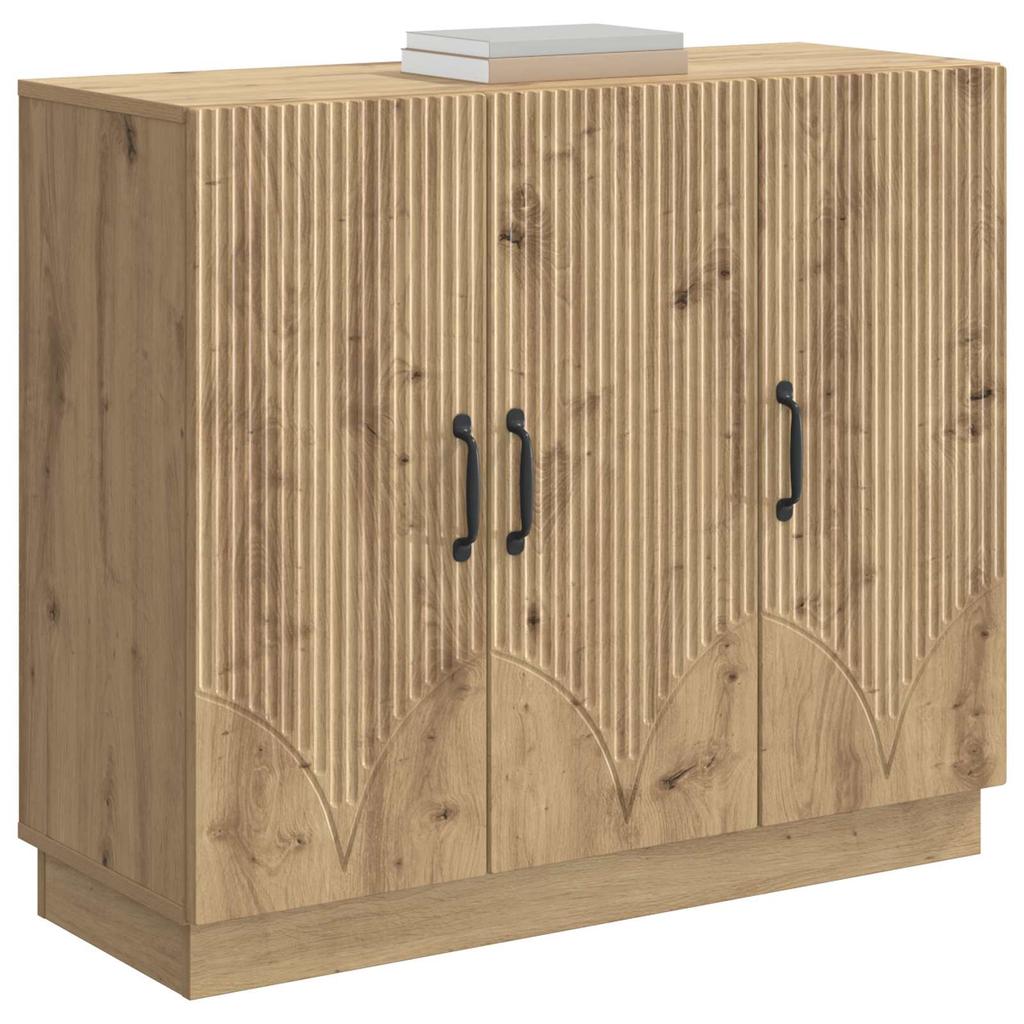 Sideboard Artisan Oak 89 x 34.5 x 77 cm Wood Based Material