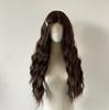 Ashely 13*4 Lace Front Wig Brown Wavy Hair Wig Natural Looking Synthetic Lace Wigs High Quality curly wigs for Daily Use Cosplay