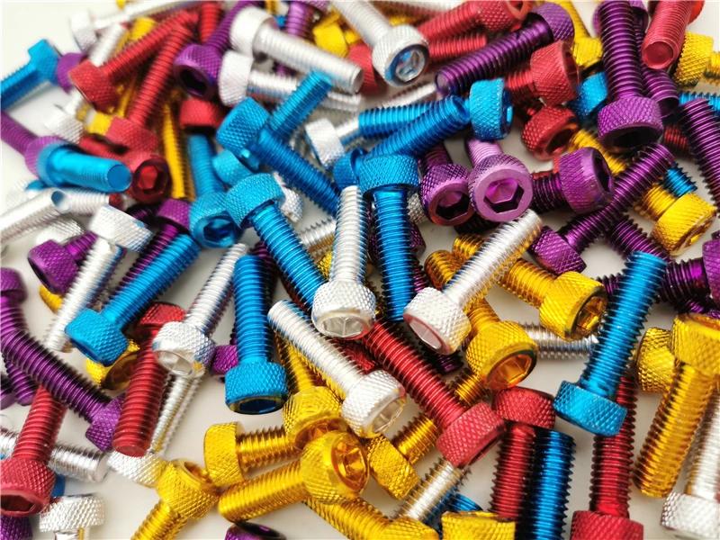 10pcs colorful universal 6MM racing motocross part kit fairing dirt pit bike moto fixing Nuts Bolts accessories motorcycle screw
