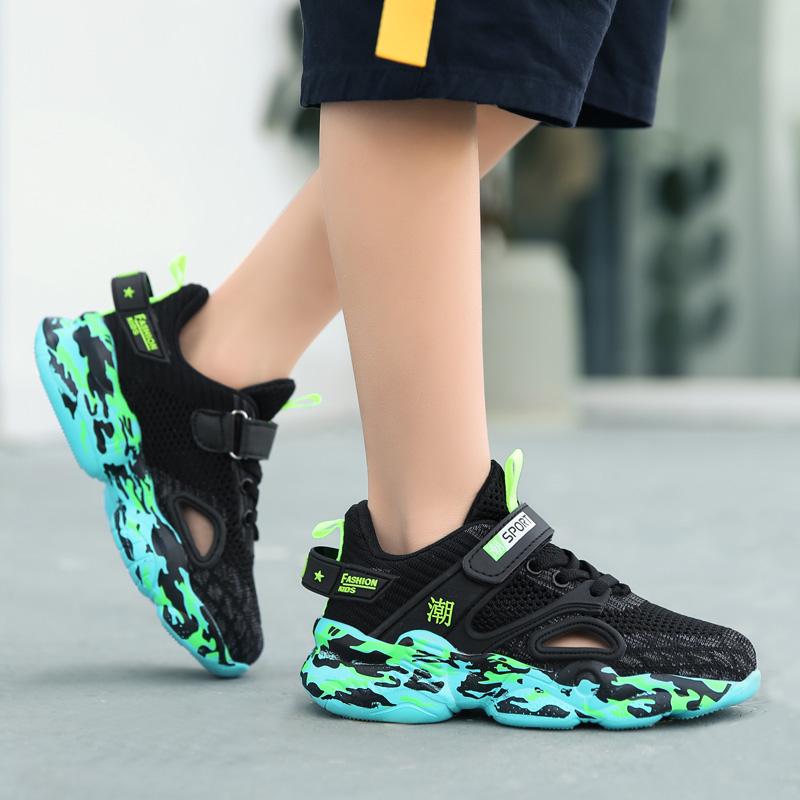 Kids Summer Sport Sandal Sneakers Breathable Children Running Shoes Lightweight Outdoor Walking Shoes 28 To 40