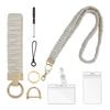 Multifunctional Retractable Scrunchie Lanyard With Keychain And Card Holders Perfect For Offices Work School And Travel