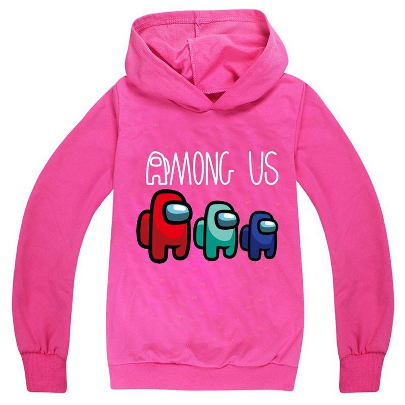 Among Us Game Kids Hoodies Boys Girls Impostor Hooded Sweatshirt Tops Jumpers