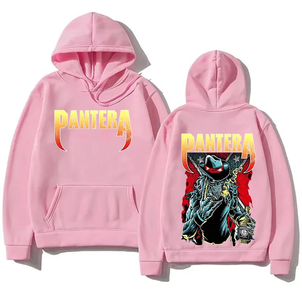 Band Pantera Hoodie Men Women Clothes Pullover Streetwear Casual Fleece Oversized High Street Funko Pop Graphic Print Top Unisex