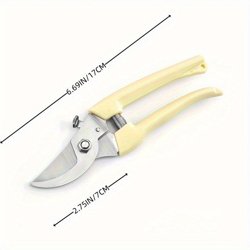 Professional Stainless Steel Garden Pruning Shears - Suitable for All Seasons, Perfect for Bonsai, Orchards, and Gardening Tasks