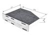 BOSCH Innenraumfilter Plus (Desodorierender Typ) für VW1 (987 432 597)