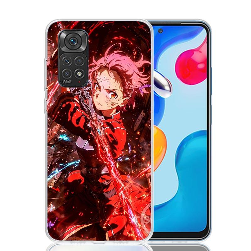 Anime Sword Art Online SAO Phone Case For Xiaomi Redmi Note 15 14 13 12S 12 Pro Plus 11S 11E 11 11T 10S 10 Art Soft Pattern Cove