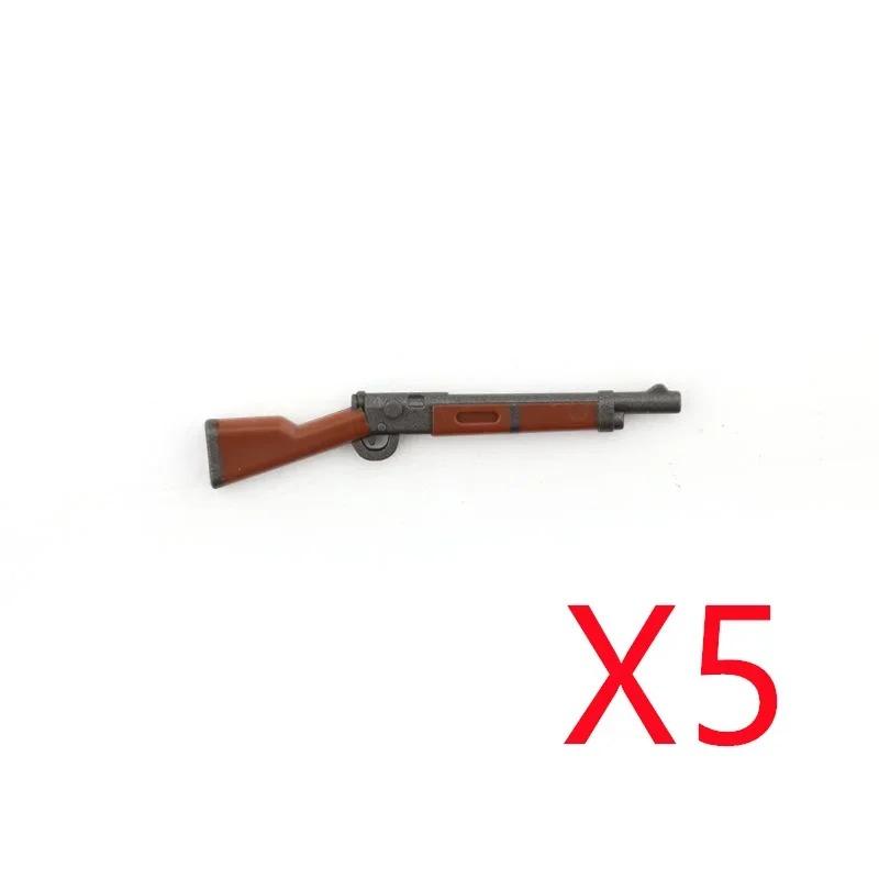 5 CM WWII Military Building Blocks American German Soviet Soldier Figures Weapons Accessories Guns Pistol Sniper Belt Mini Bricks MOC